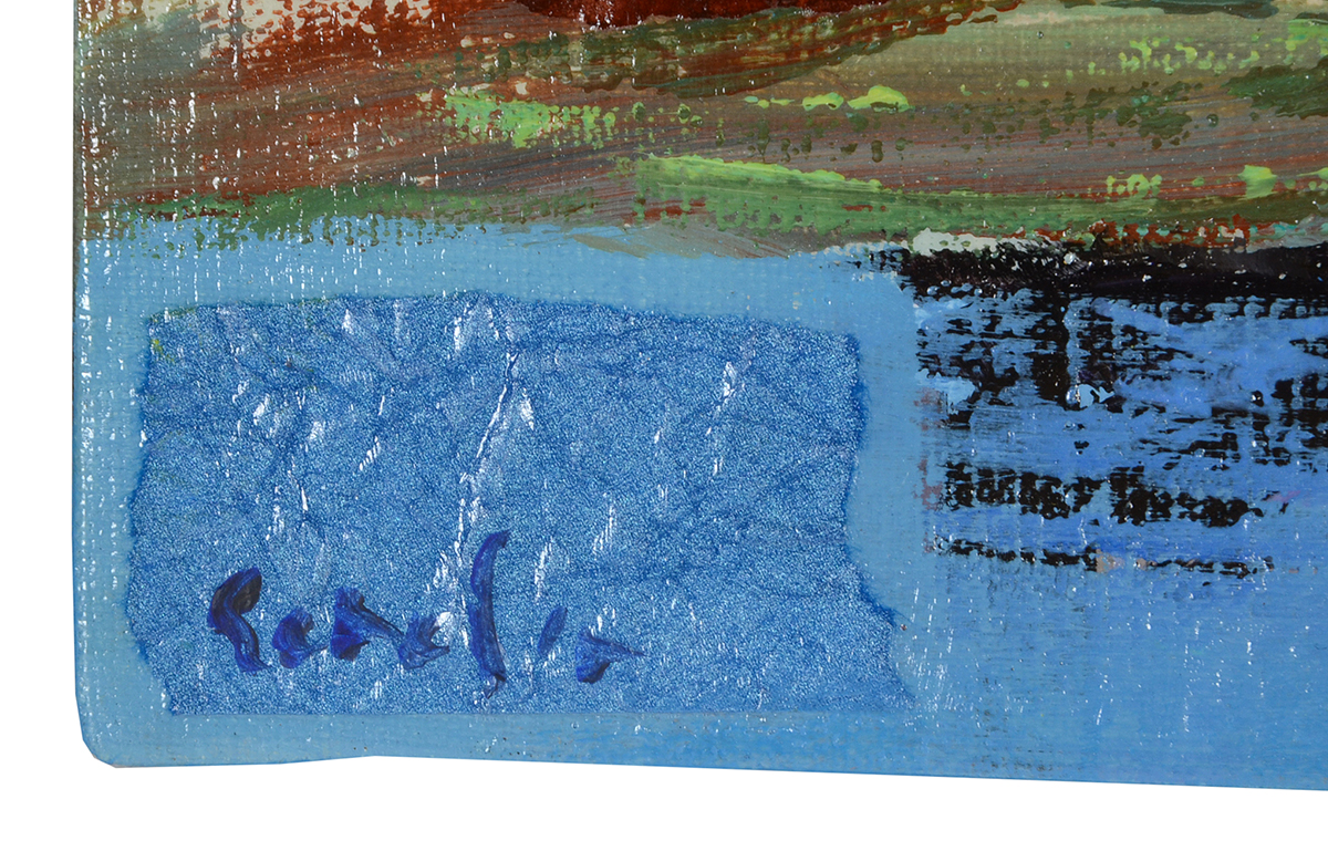 Lisa Schafer Original Mixed Media on Canvas Diptych