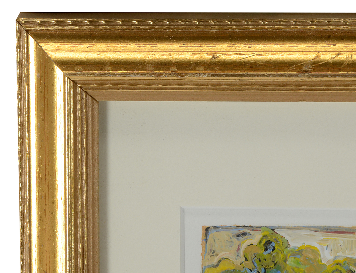 Amy Giust Original Acrylic Miniature on Paper "Walk in the Woods"