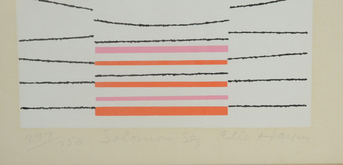 Edie Harper Signed 1975 Limited Edition Serigraph "Solomon Sez"