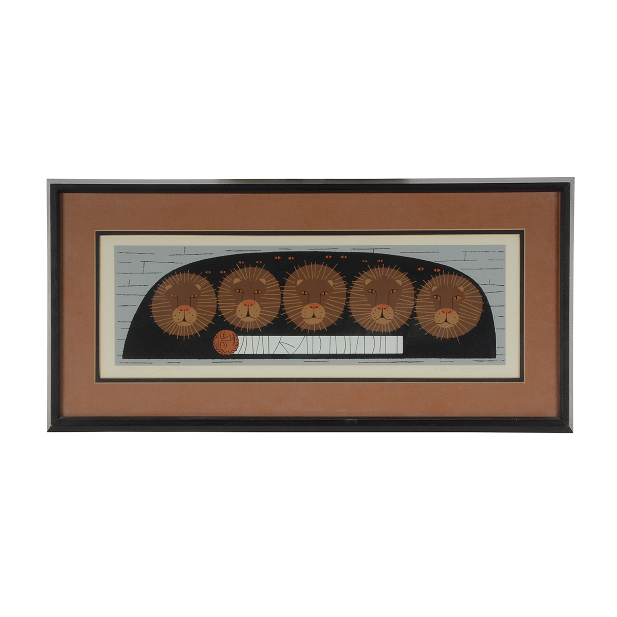 Edie Harper Signed Limited Edition Serigraph "Dan's Den"