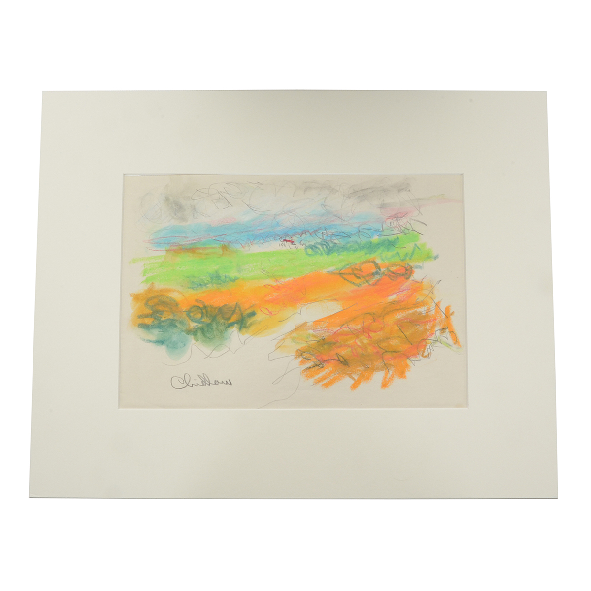 Paul Chidlaw Original Mixed Media Drawing on Paper