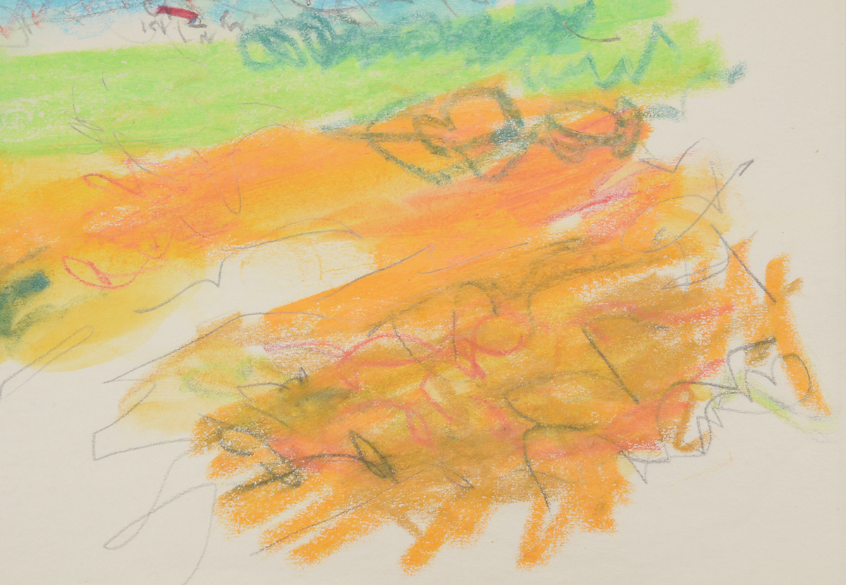 Paul Chidlaw Original Mixed Media Drawing on Paper