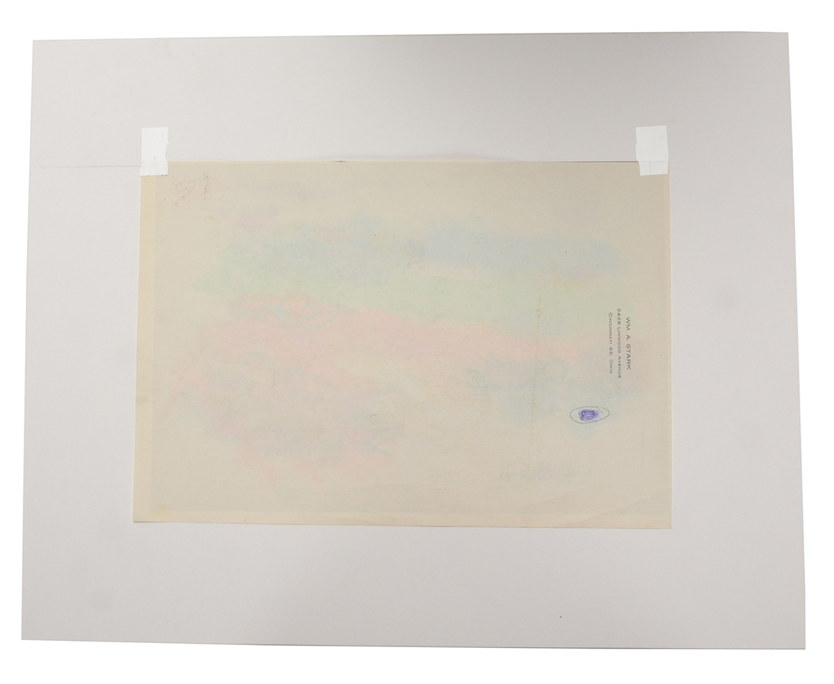 Paul Chidlaw Original Mixed Media Drawing on Paper