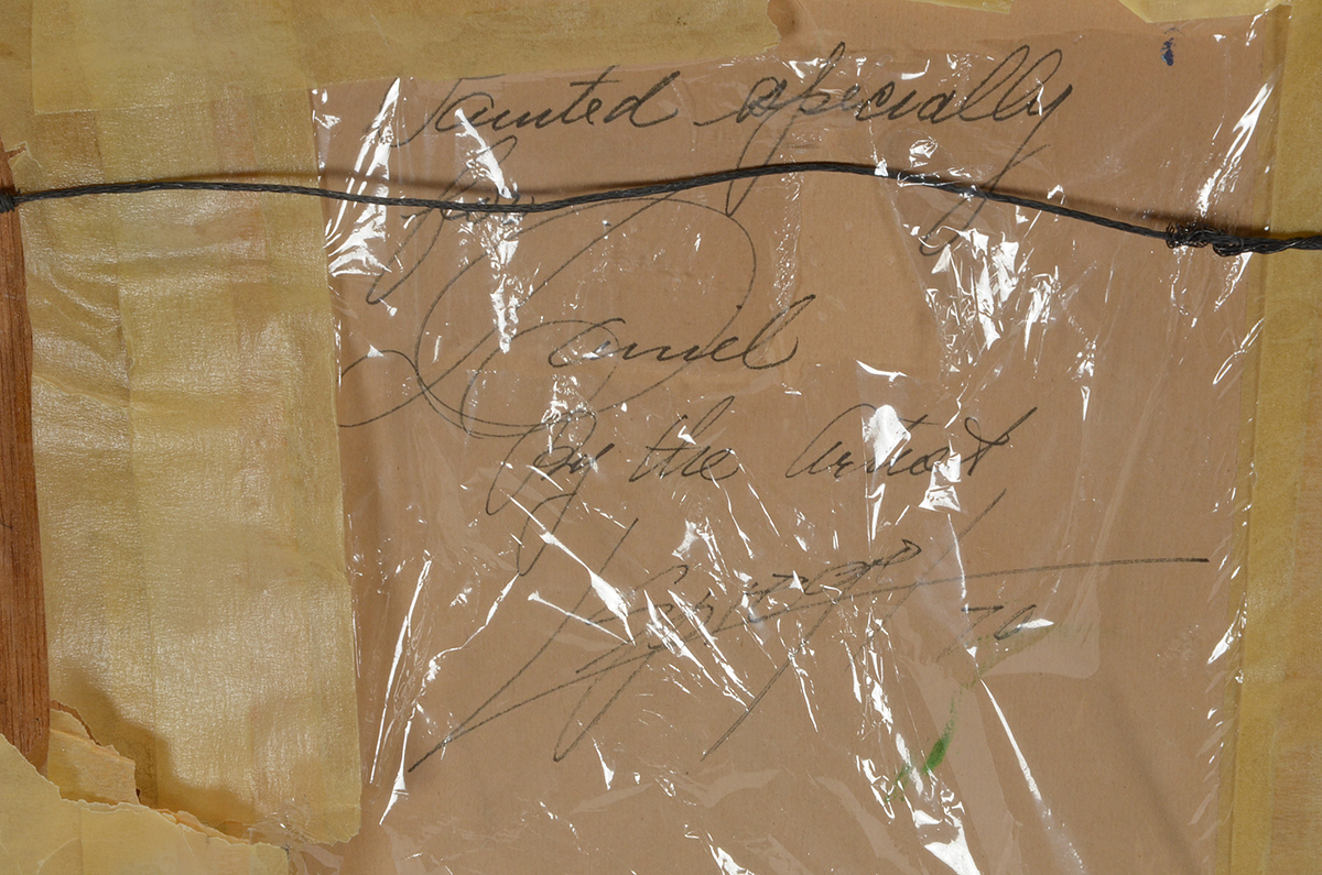 Louis Spiegel Original 1970 Clown Portrait Oil on Canvas