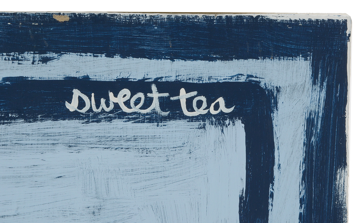 Sweet Tea Original Mixed Media Folk Art Painting on Wood