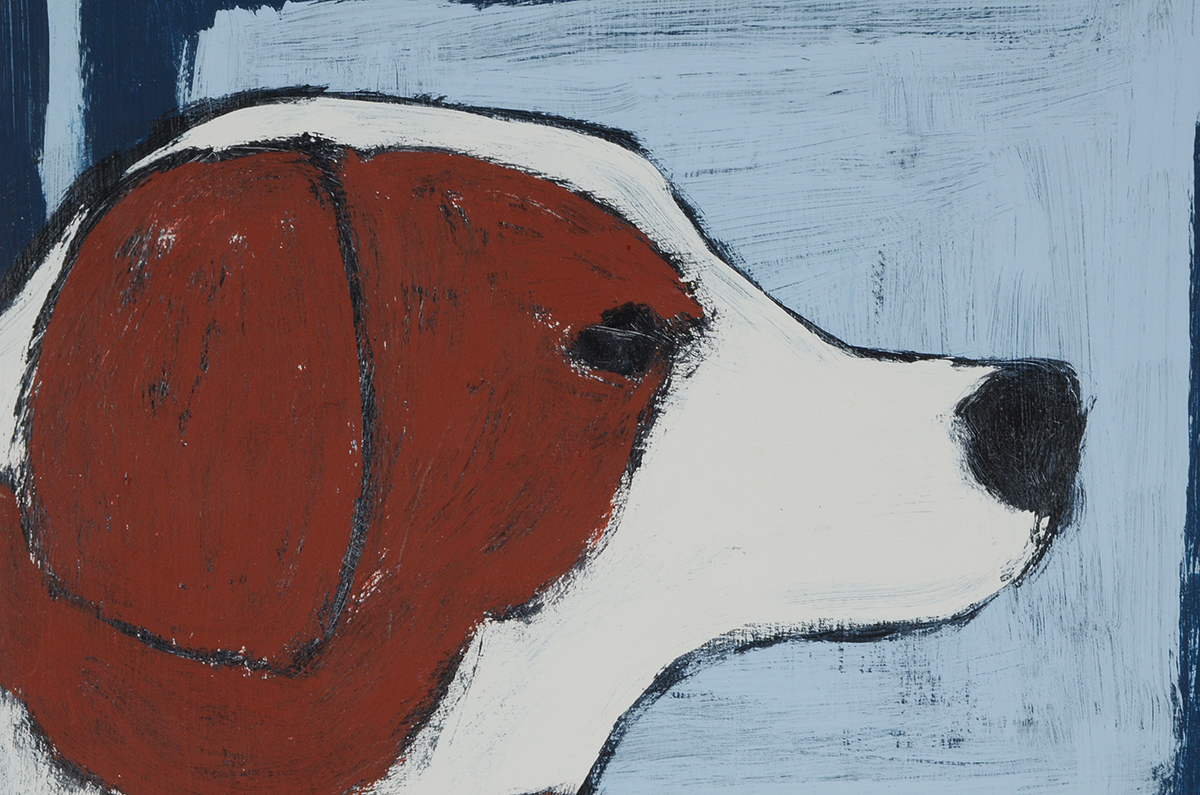 Sweet Tea Original Mixed Media Folk Art Painting on Wood