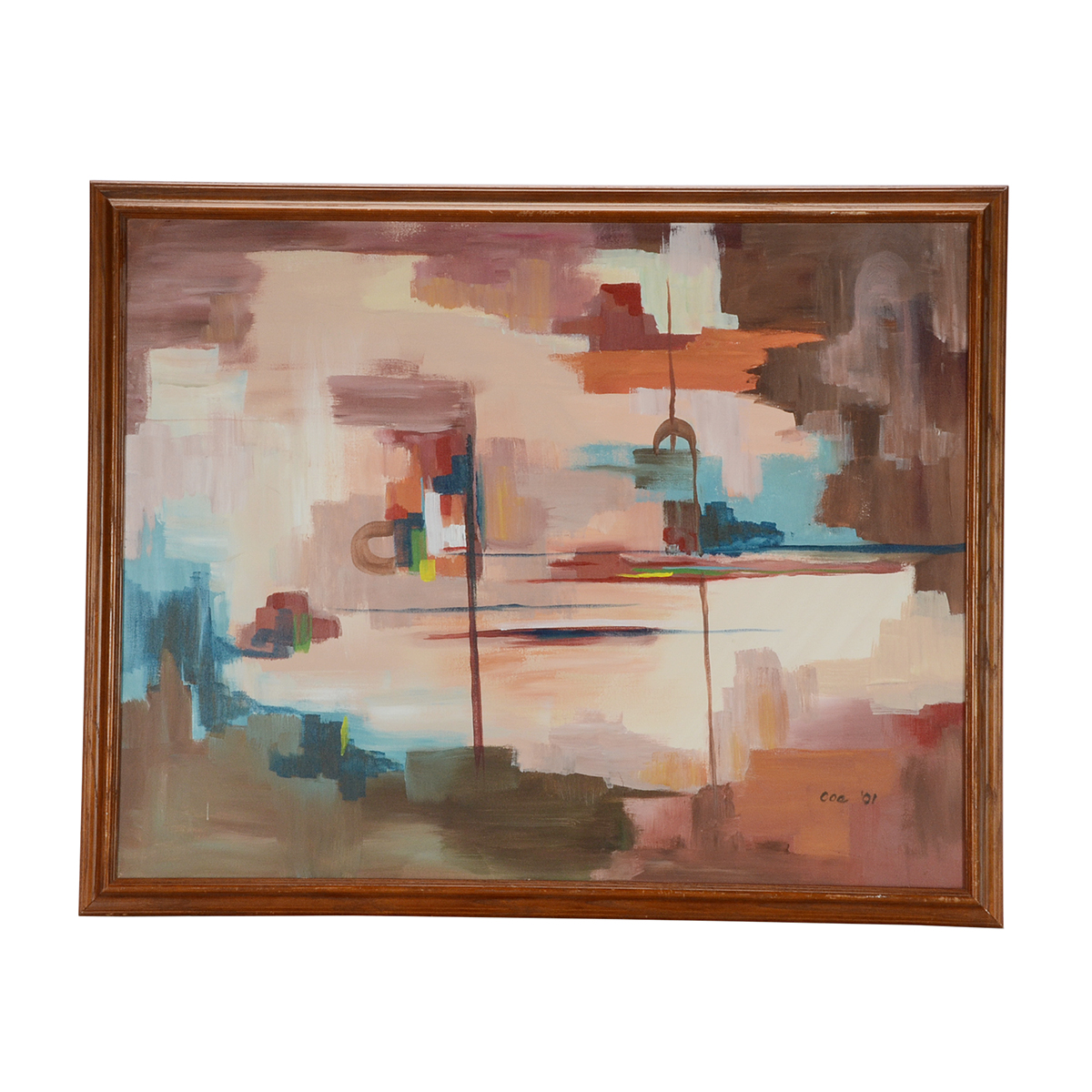 Coe 2001 Abstract Oil Painting on Canvas