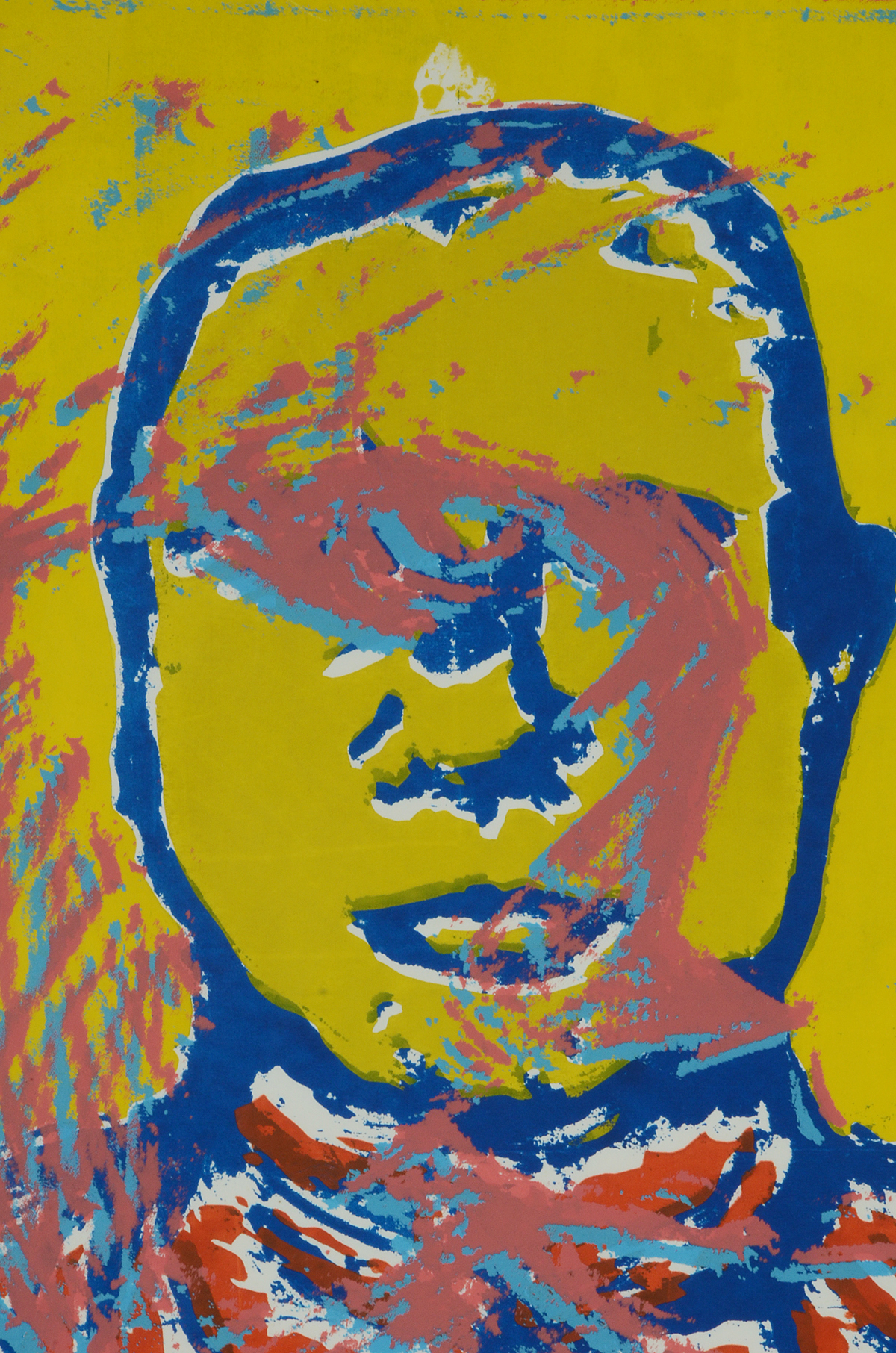 Signed Limited Edition 1988 Serigraph "One on Top of the Other"