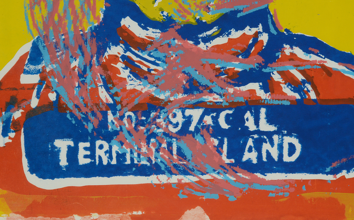 Signed Limited Edition 1988 Serigraph "One on Top of the Other"