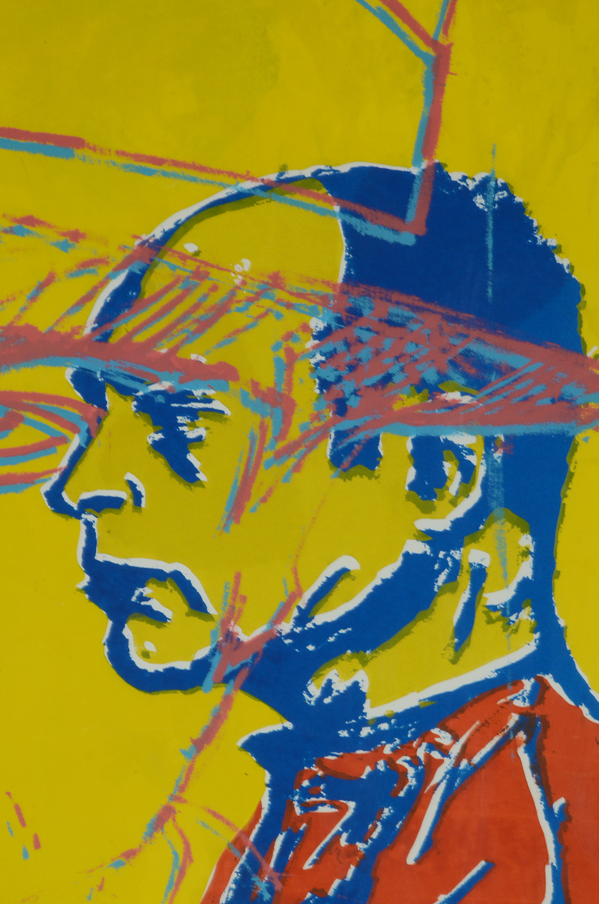 Signed Limited Edition 1988 Serigraph "One on Top of the Other"