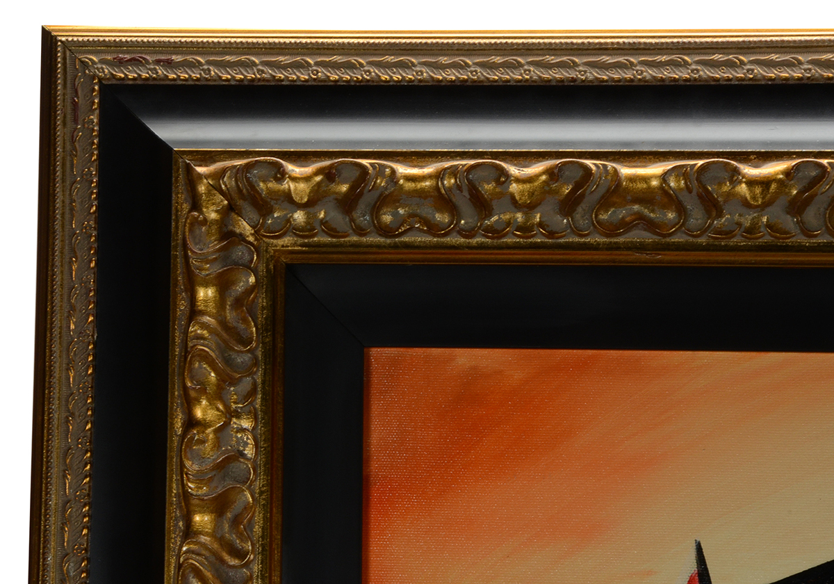 Alfred Gockel Original Large Mixed Media Painting on Canvas "Tripping"