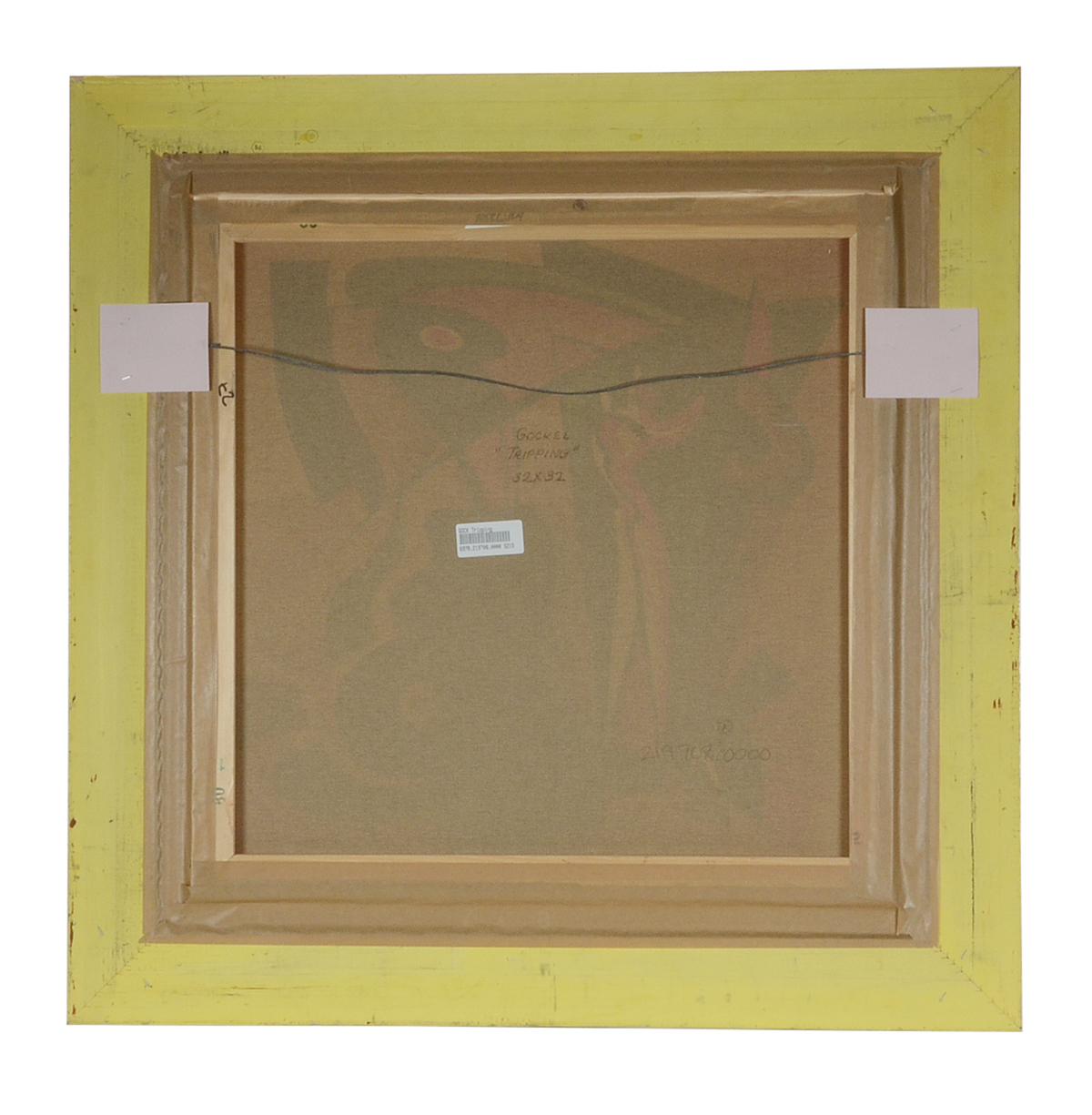 Alfred Gockel Original Large Mixed Media Painting on Canvas "Tripping"