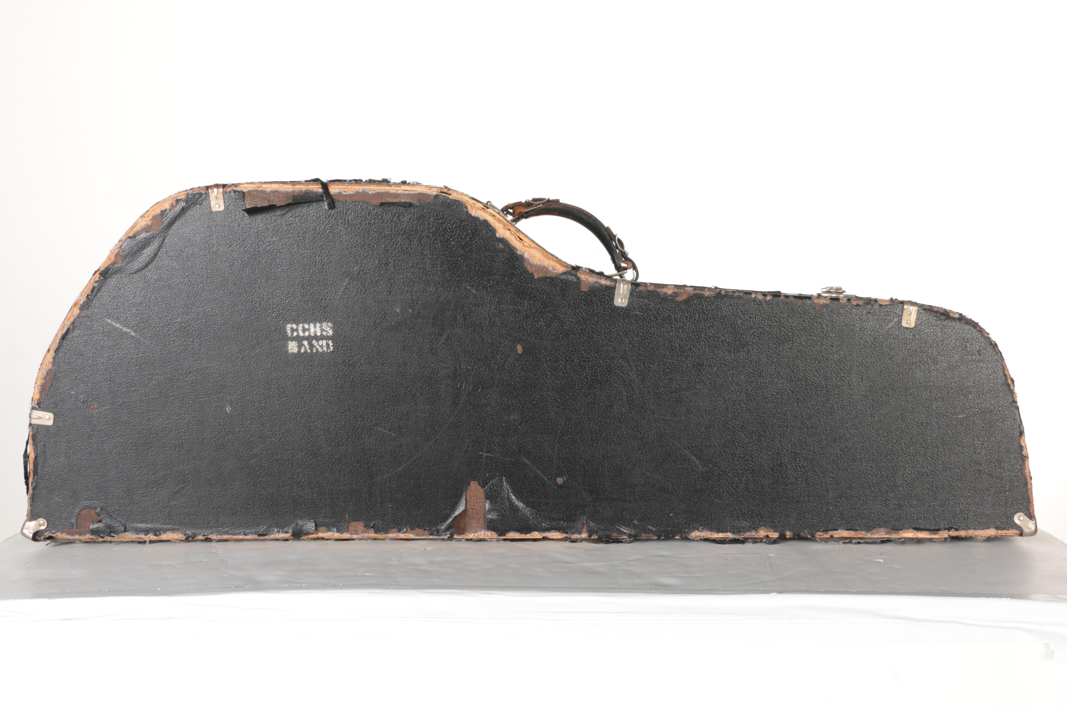 Vintage Bundy Baritone Saxophone With Case