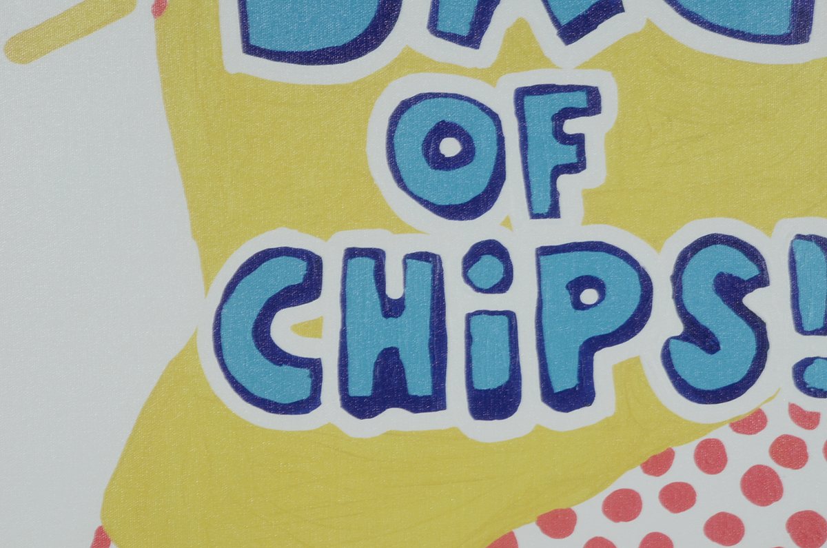 Todd Goldman Signed Giclee "All That and a Bag of Chips"