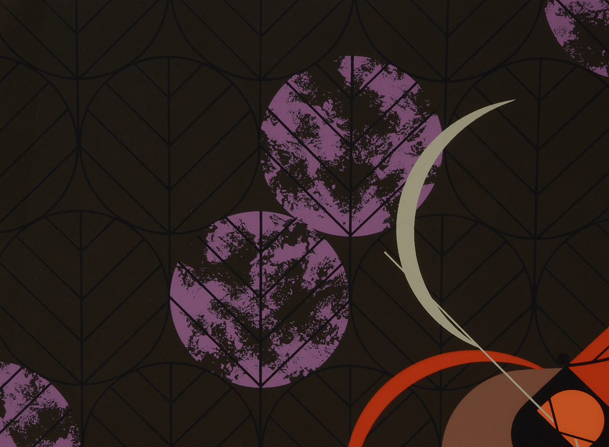 Charley Harper Signed Limited Edition Serigraph "Redbirds and Redbuds"