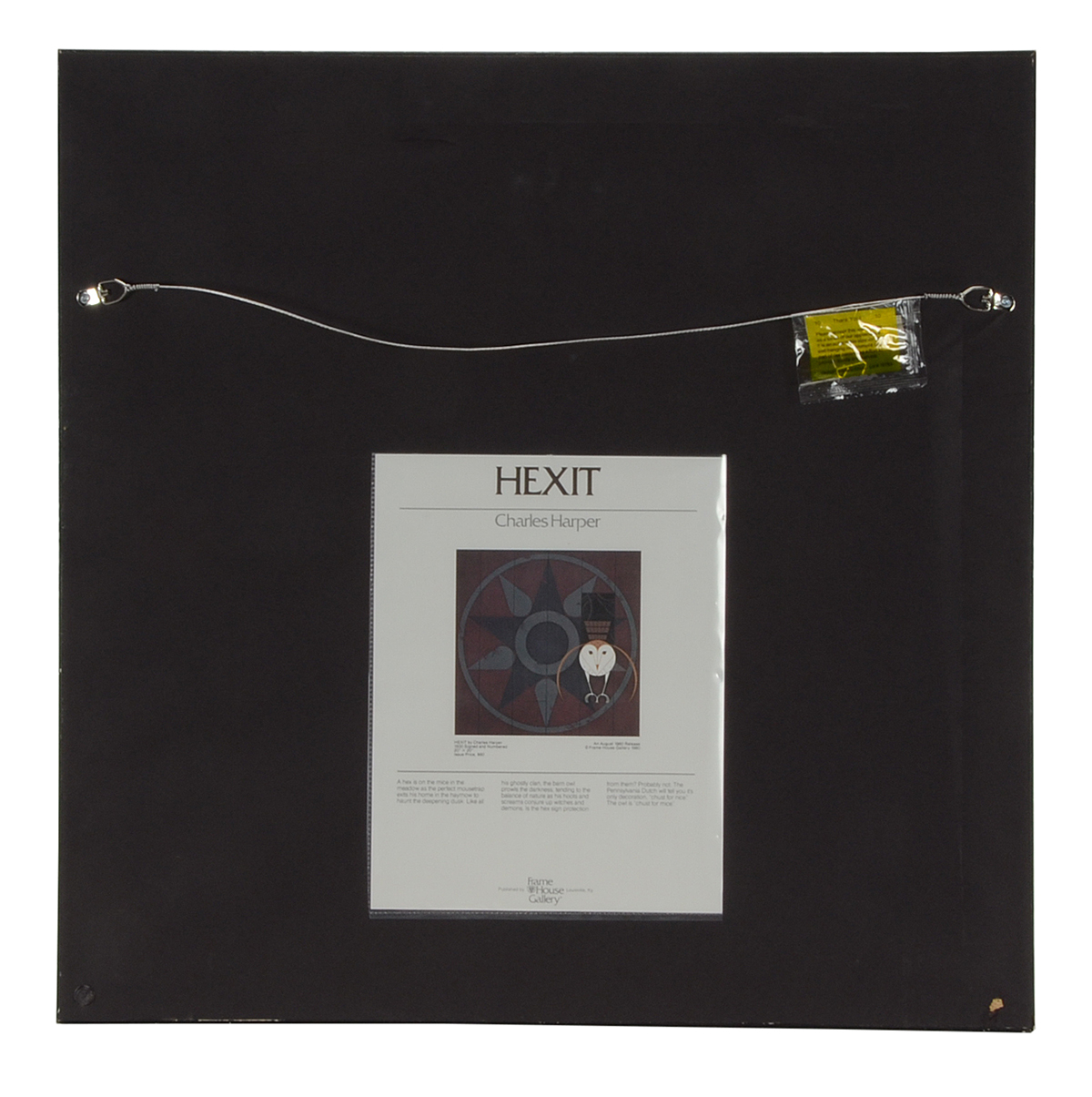 Charley Harper Signed Limited Edition Serigraph "Hexit"