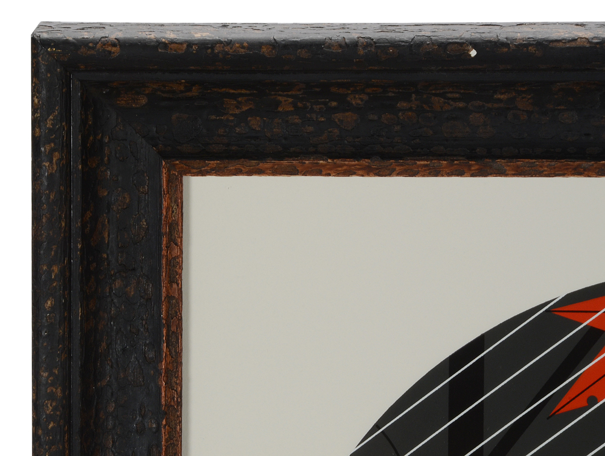 Charley Harper Signed Limited Edition Serigraph "Squirrel in a Squall"