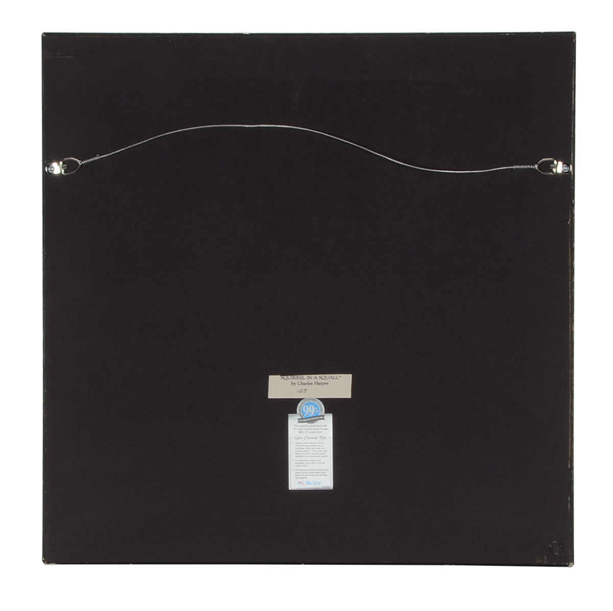 Charley Harper Signed Limited Edition Serigraph "Squirrel in a Squall"