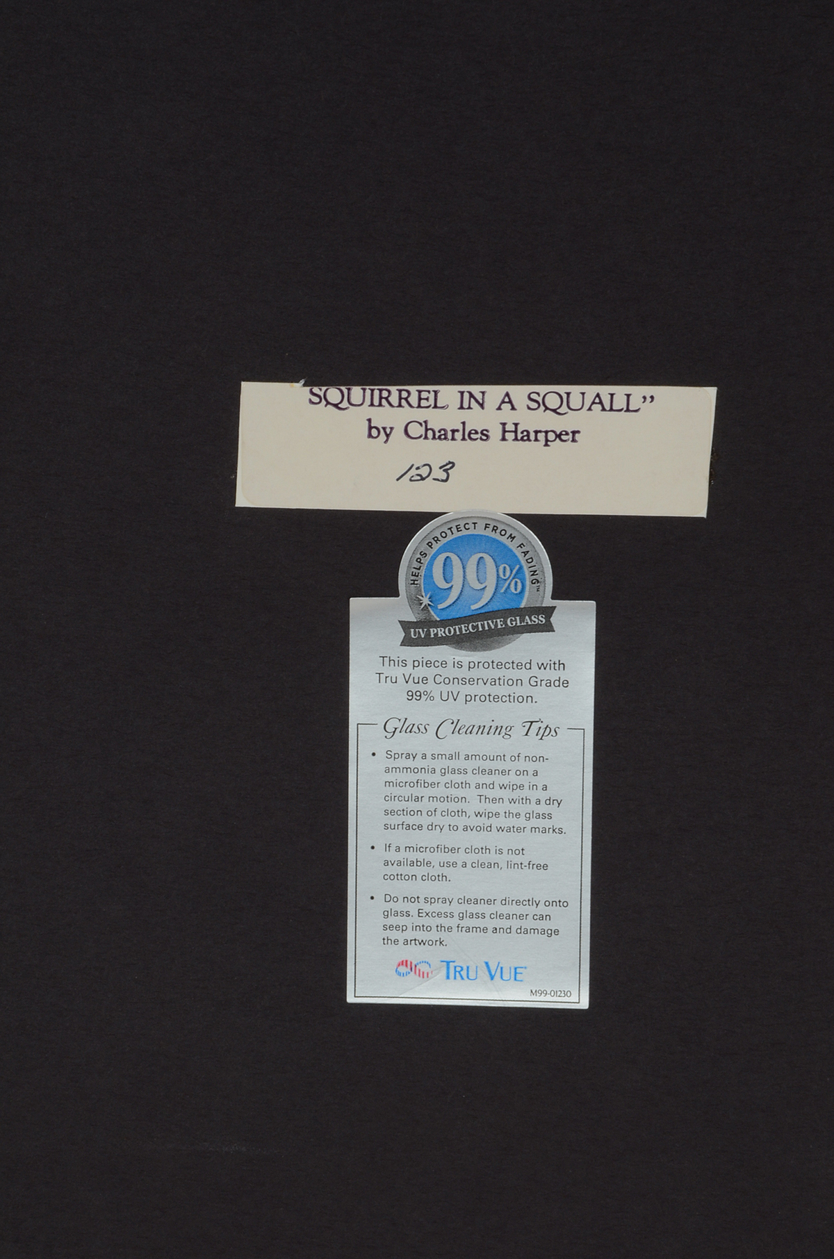 Charley Harper Signed Limited Edition Serigraph "Squirrel in a Squall"