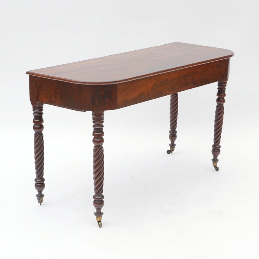 Antique Mahogany Console Table