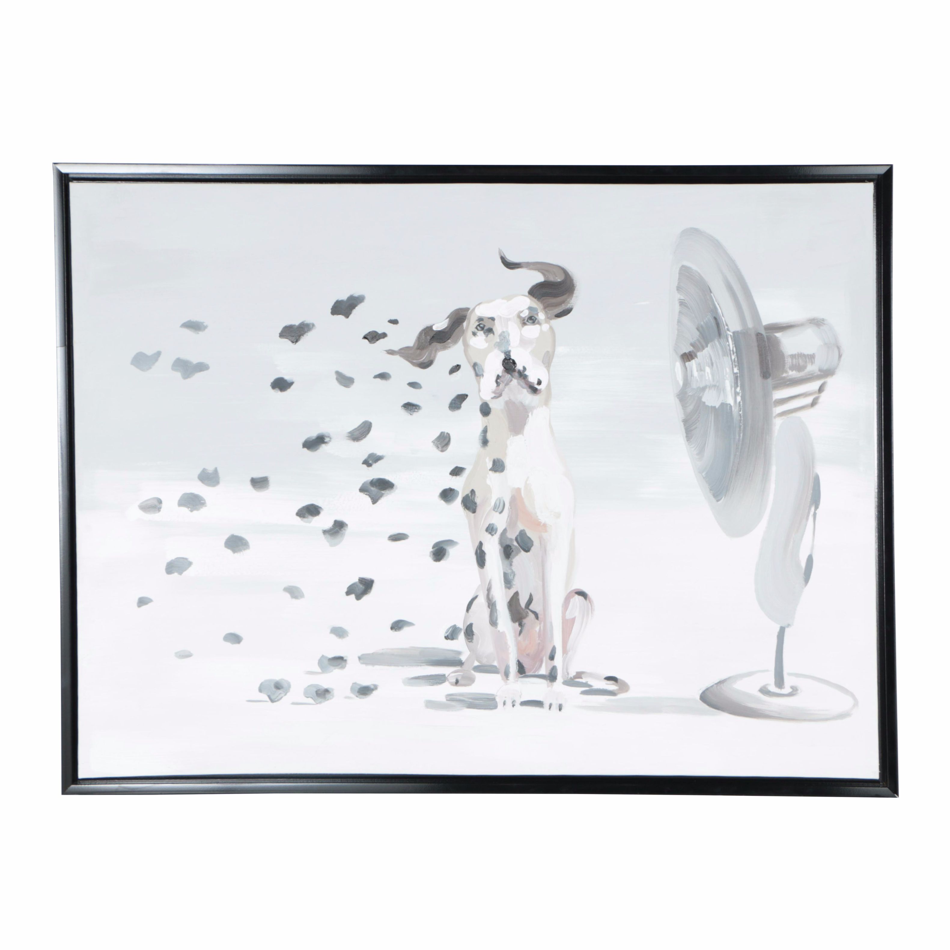 Oil Painting on Canvas of a Dalmatian