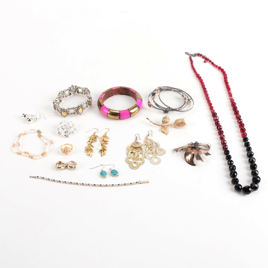 Costume Jewelry Including Sterling