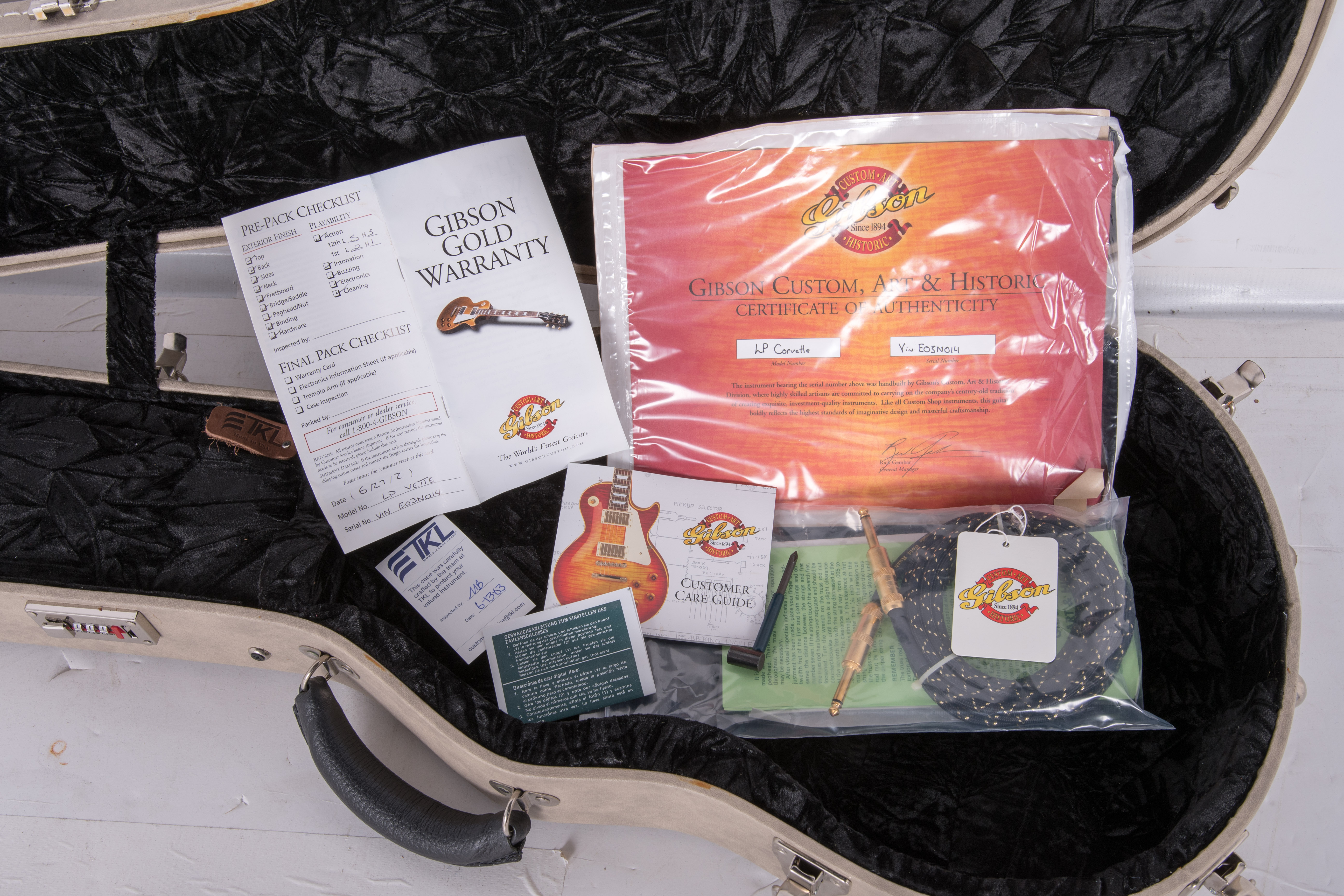 Gibson Custom Shop Les Paul Double Cutaway Corvette 50th Anniversary Edition