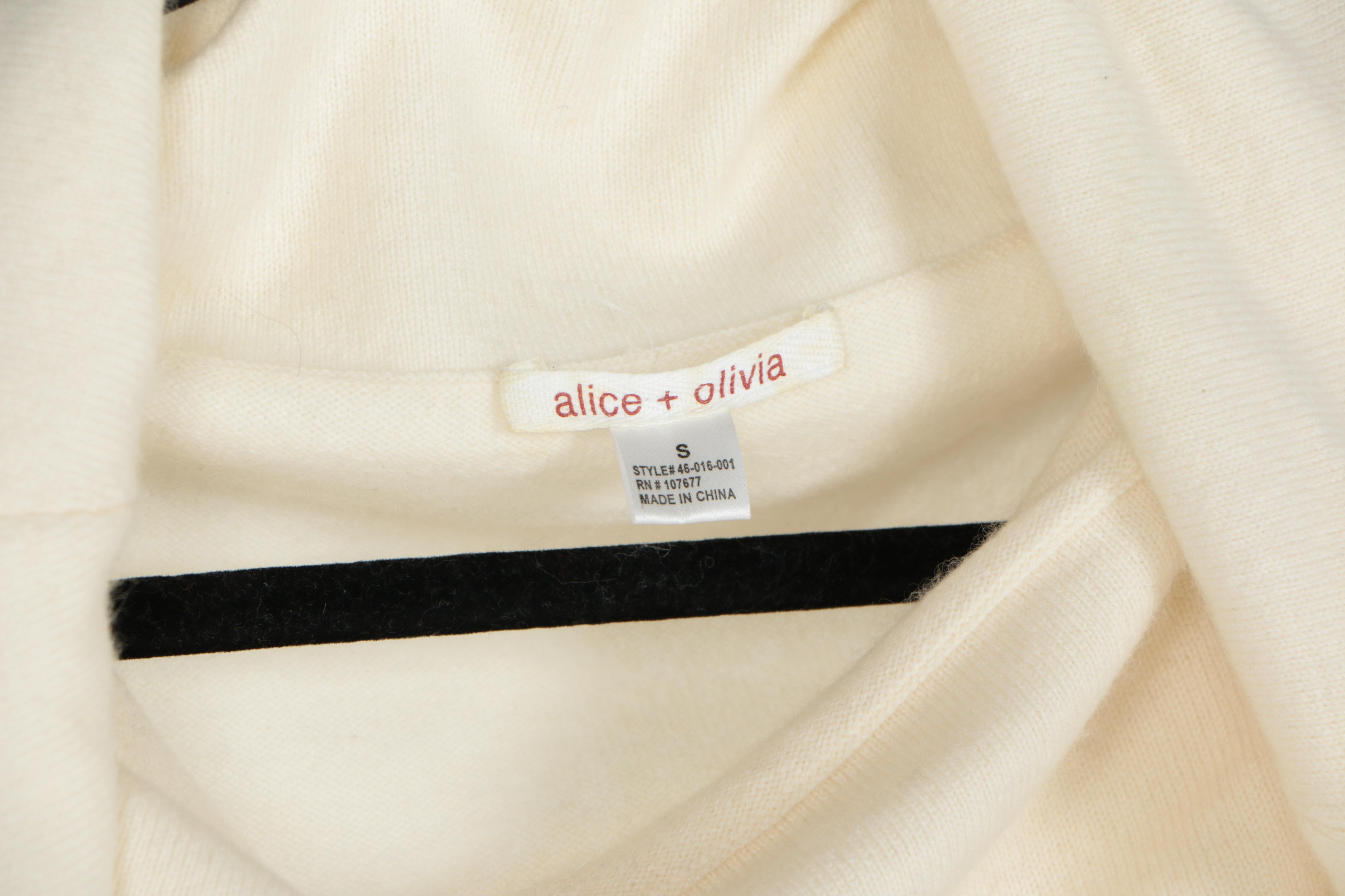 Assortment of Cashmere Clothing Including Alice + Olive