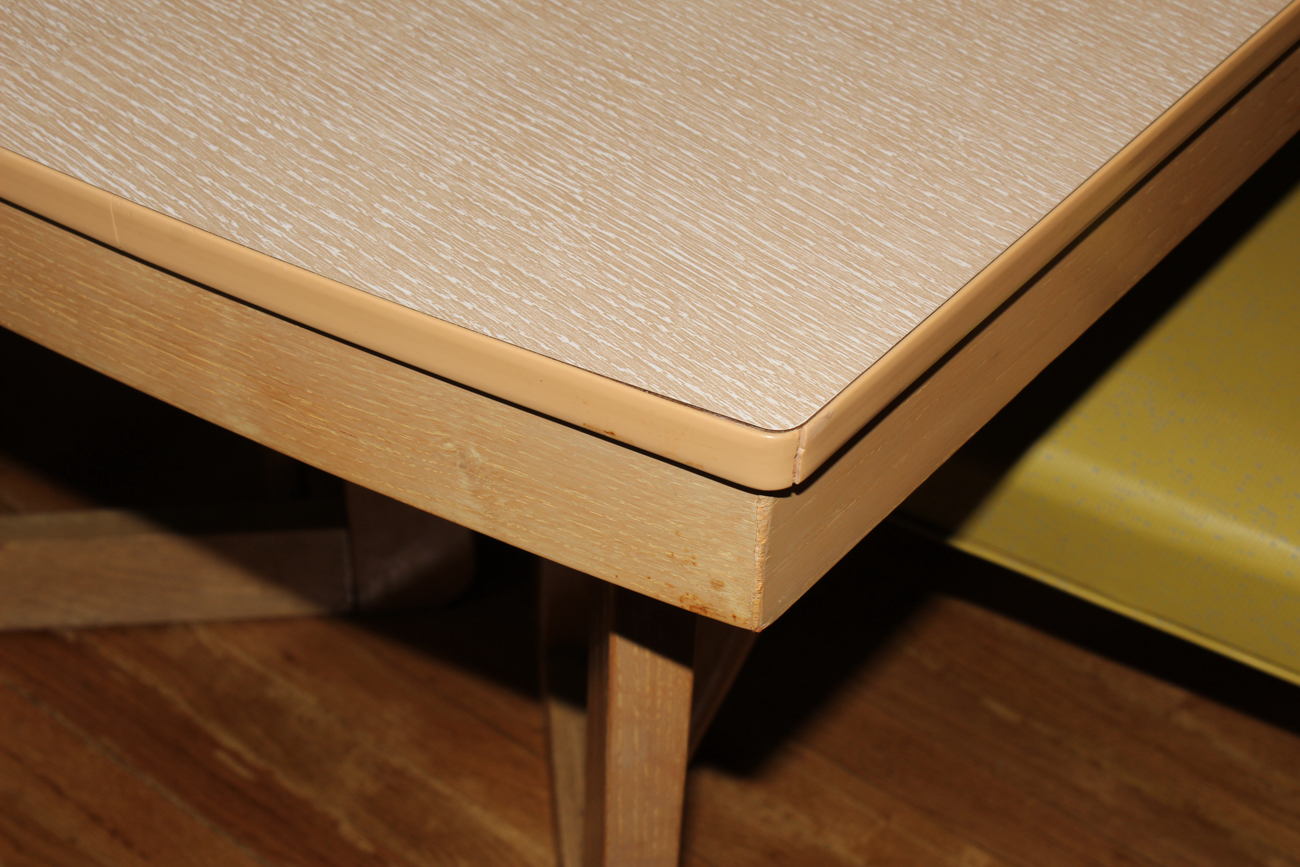 Mid Century Modern Blonde Dining Table and Chairs by Meier Pohlmann