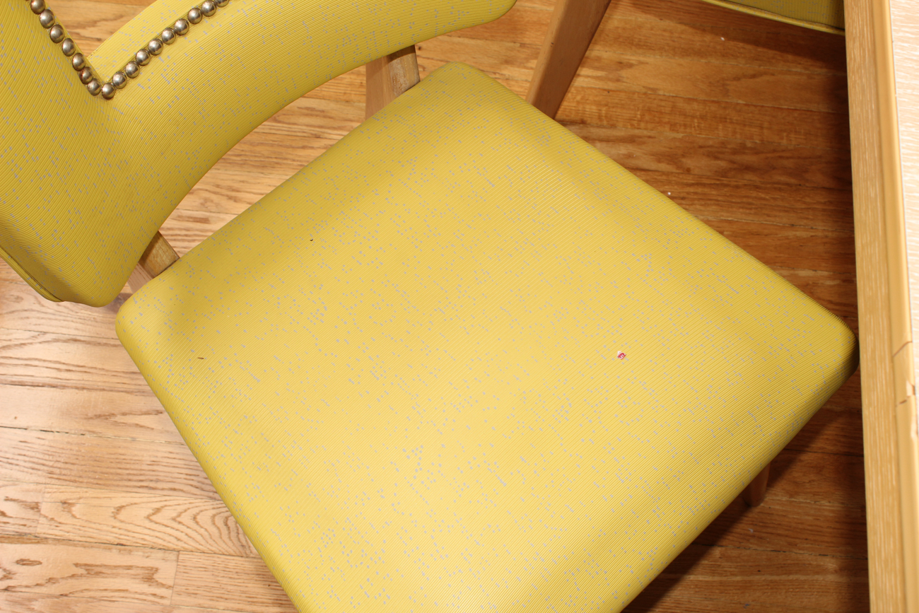 Mid Century Modern Blonde Dining Table and Chairs by Meier Pohlmann