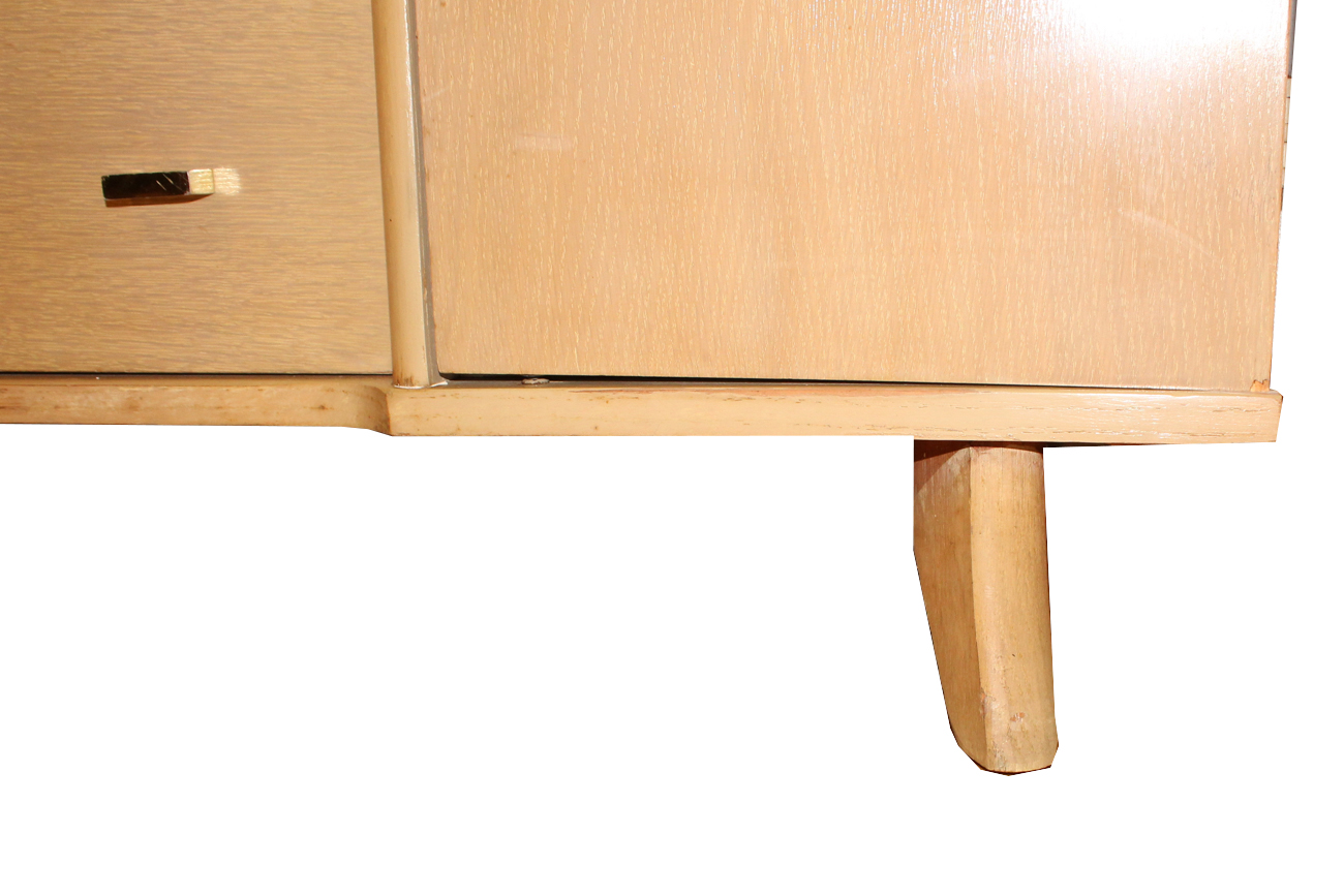 Mid Century Modern Blonde Dining Hutch by Meier Pohlmann