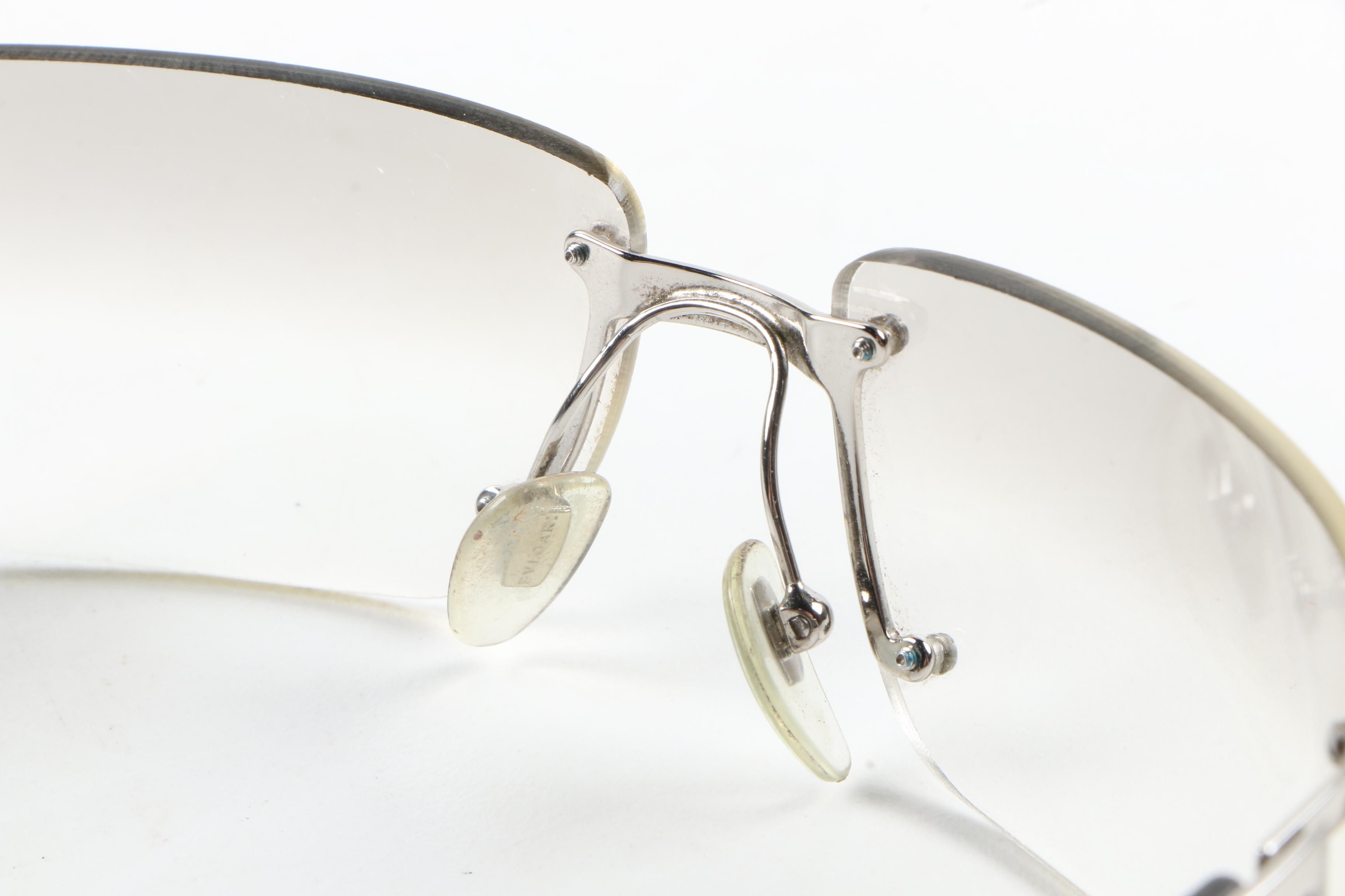Bulgari Rimless Sunglasses