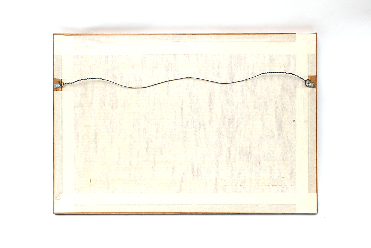 Signed Louis Riban Lithograph