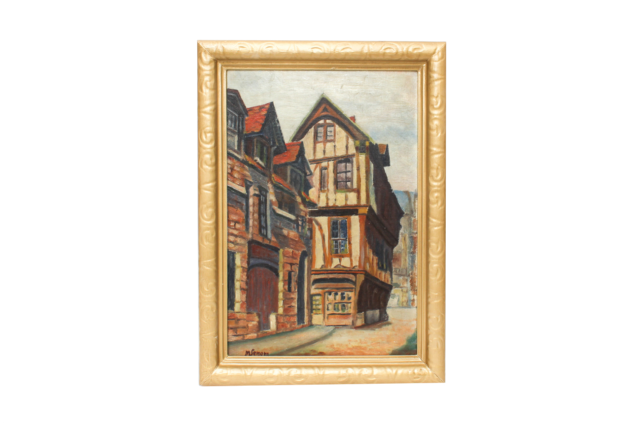 German Village Oil Painting