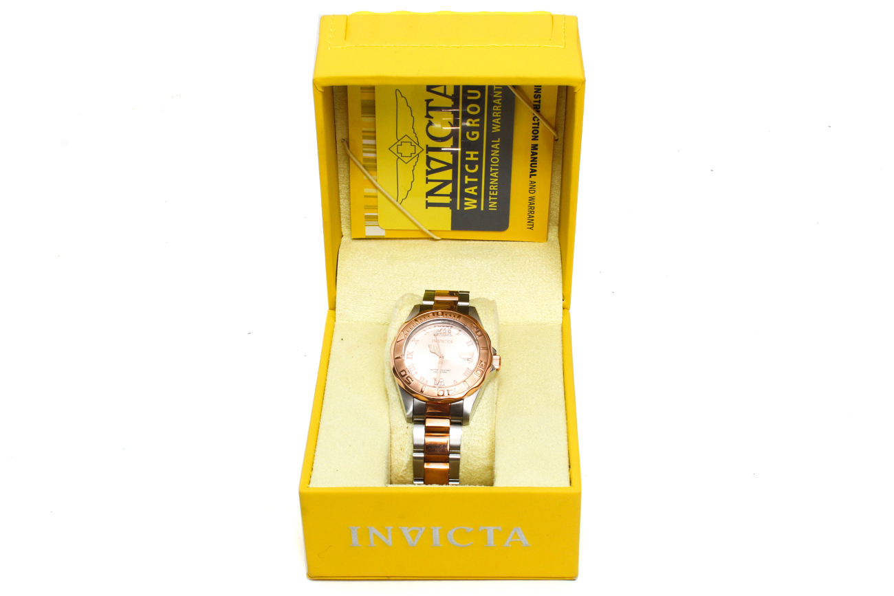 Invicta Two Tone Watch New in Original Box