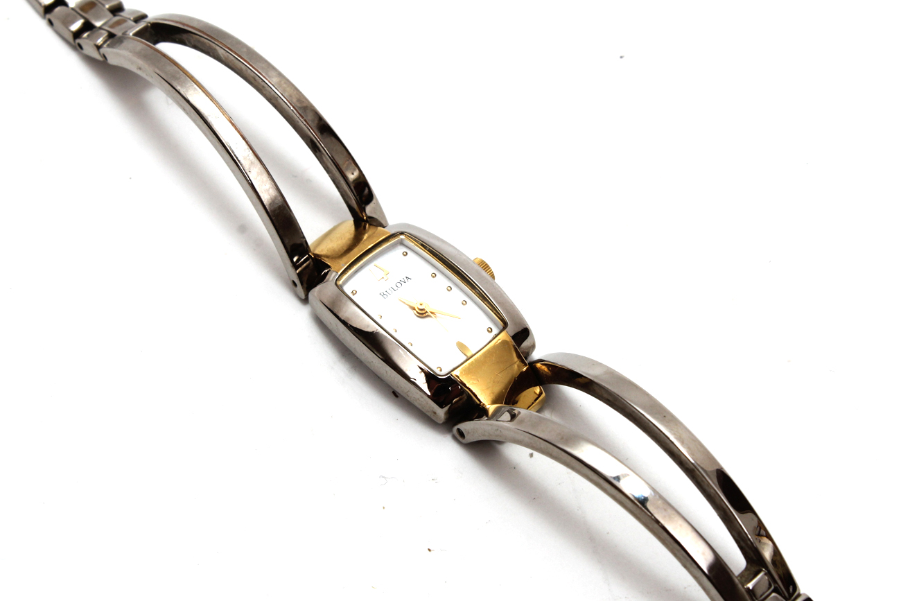 Bulova Two Toned Bracelet Watch