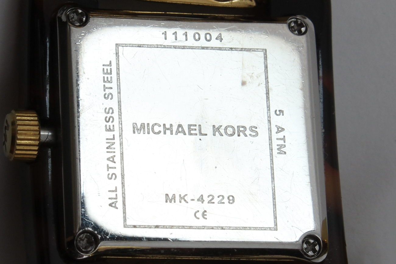 Michael Kors Faux Tortoise Shell Bracelet Watch