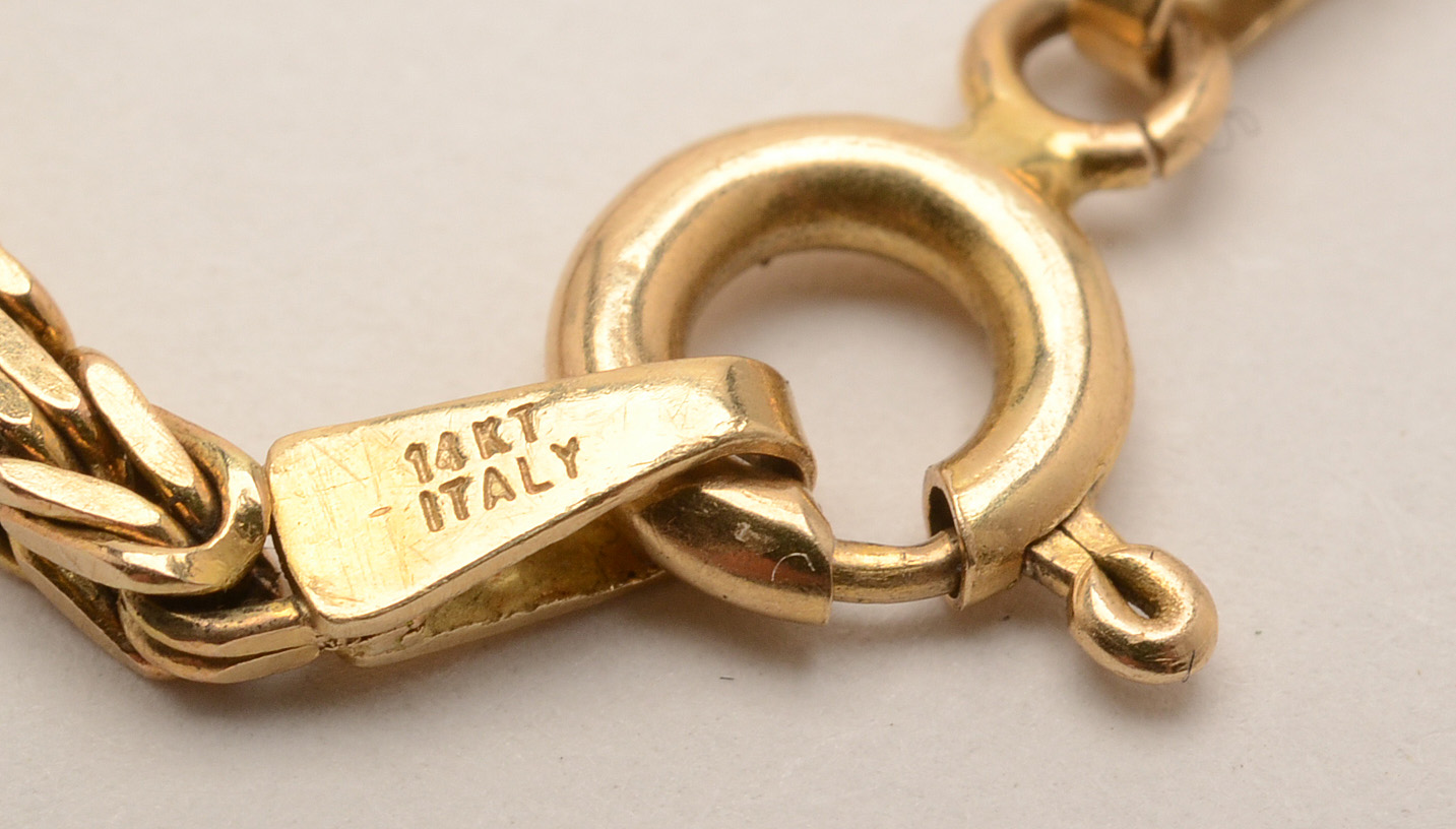 Italian 14K Yellow Gold Bracelet