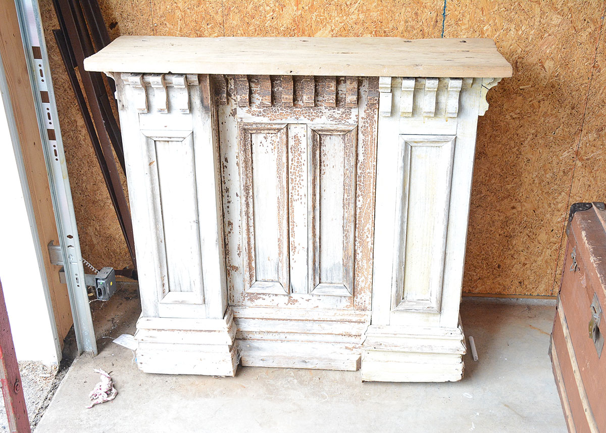 Rustic Bar From Repurposed Architectural Components