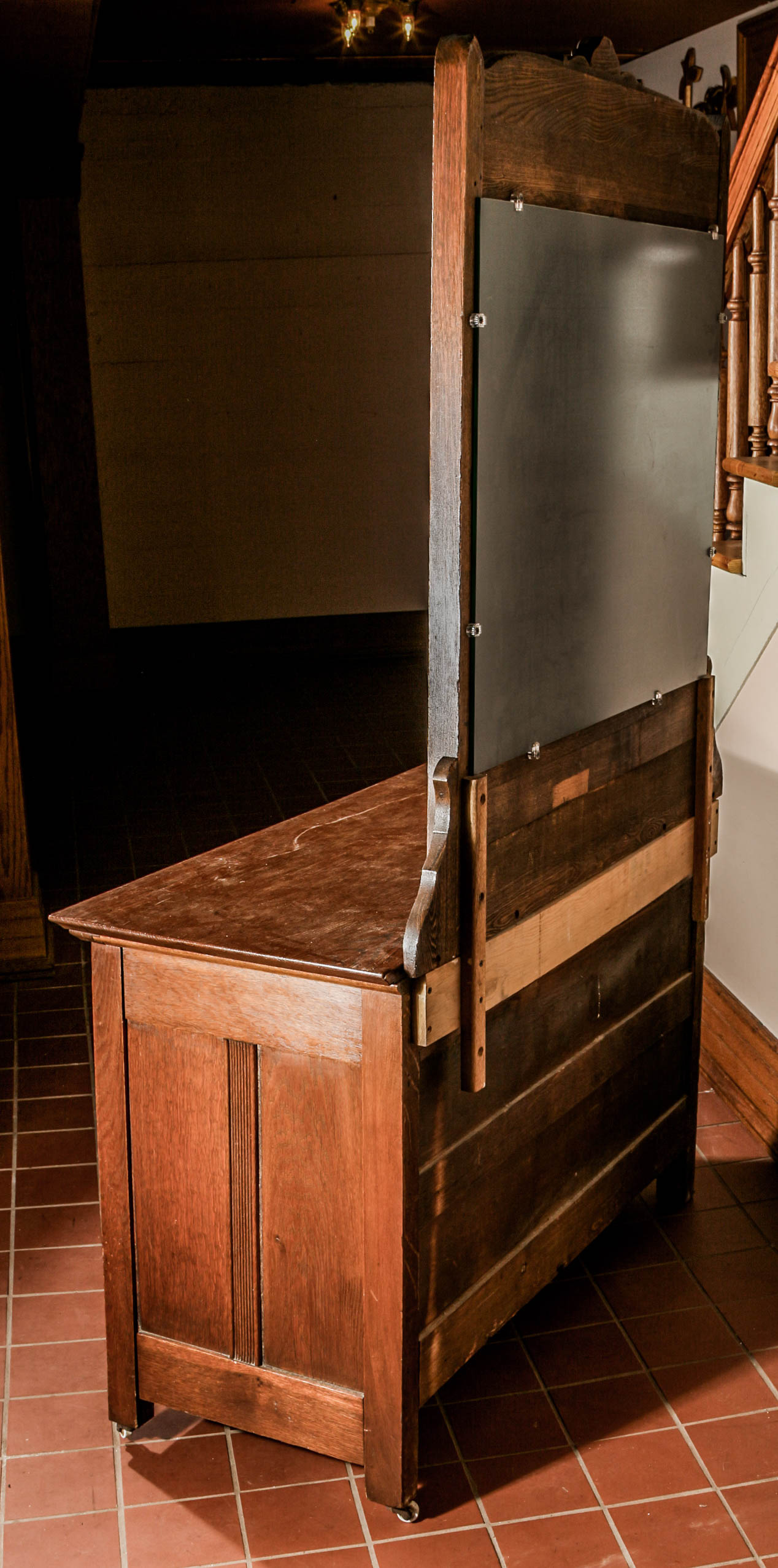Victorian Style Dresser With Mirror