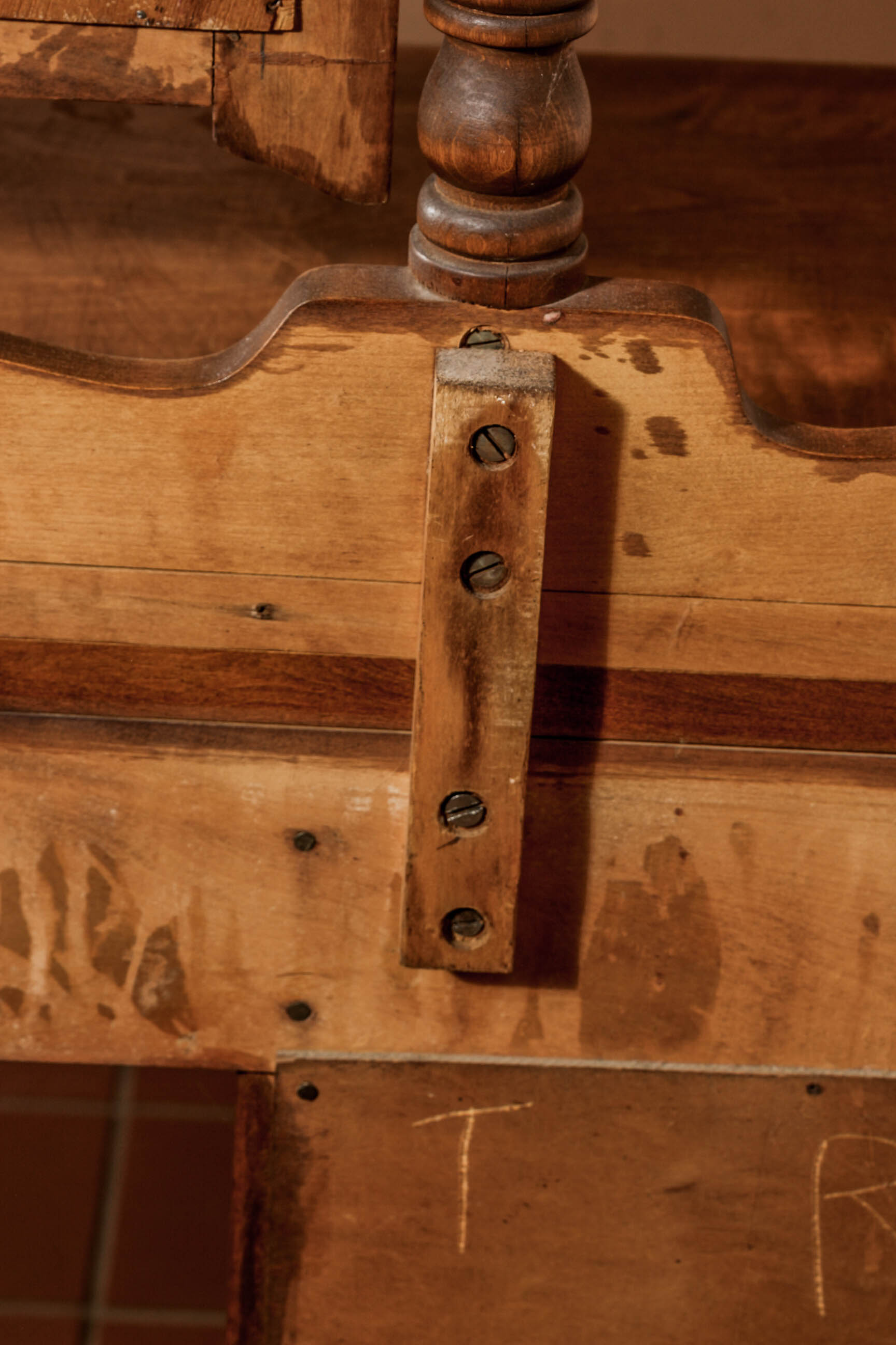 Vintage Vanity With Mirror by National Furniture Company
