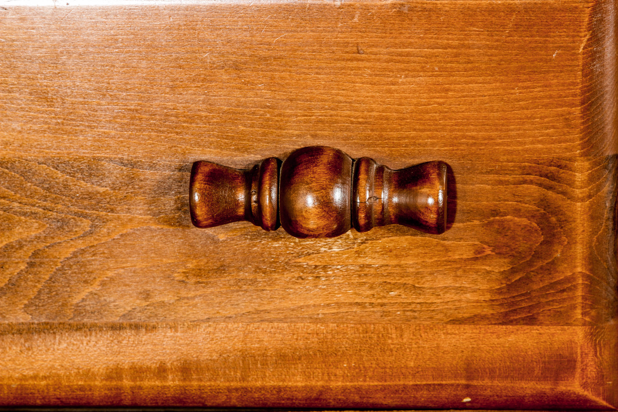 Vintage Wooden Four Drawer Chest