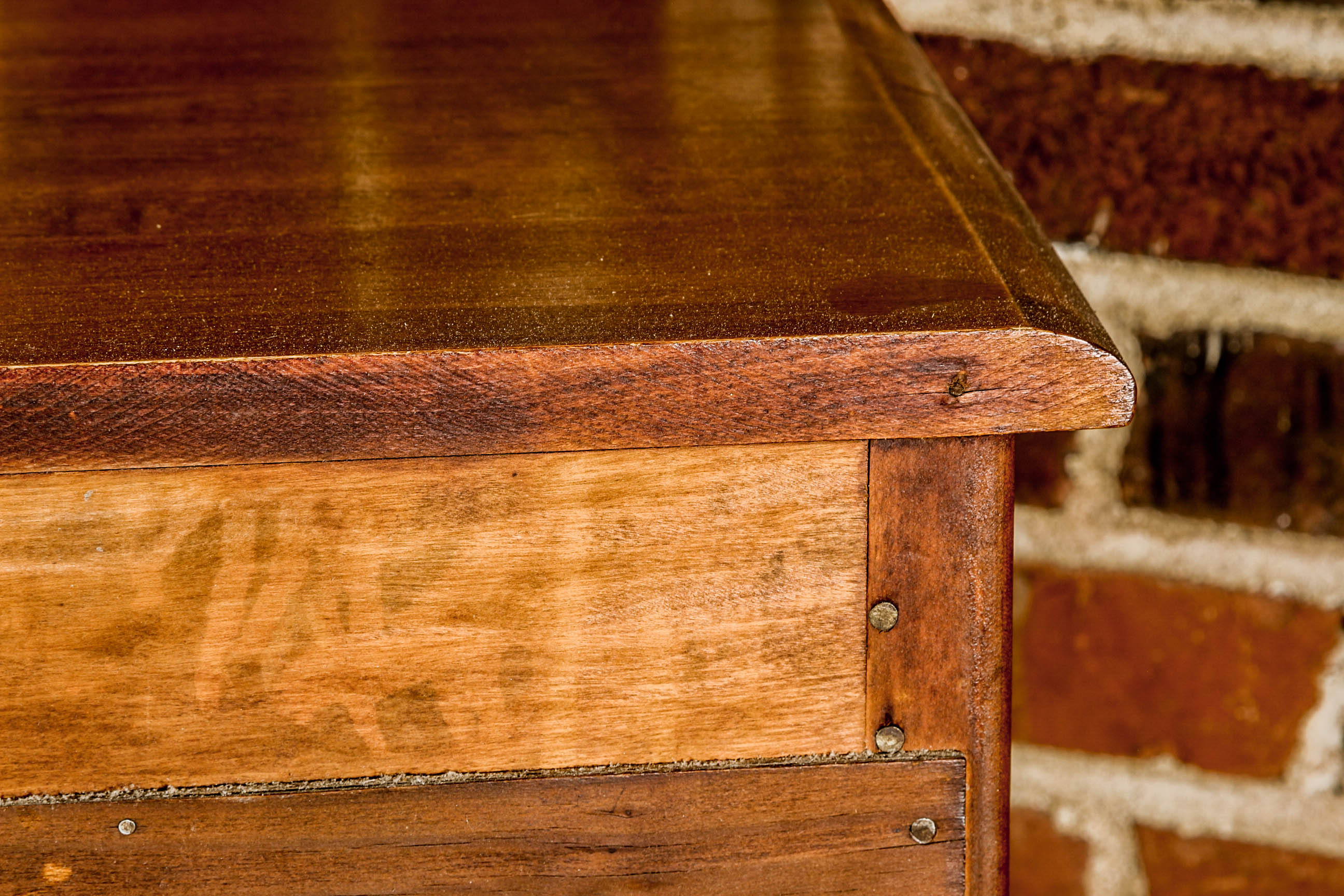 Vintage Wooden Four Drawer Chest
