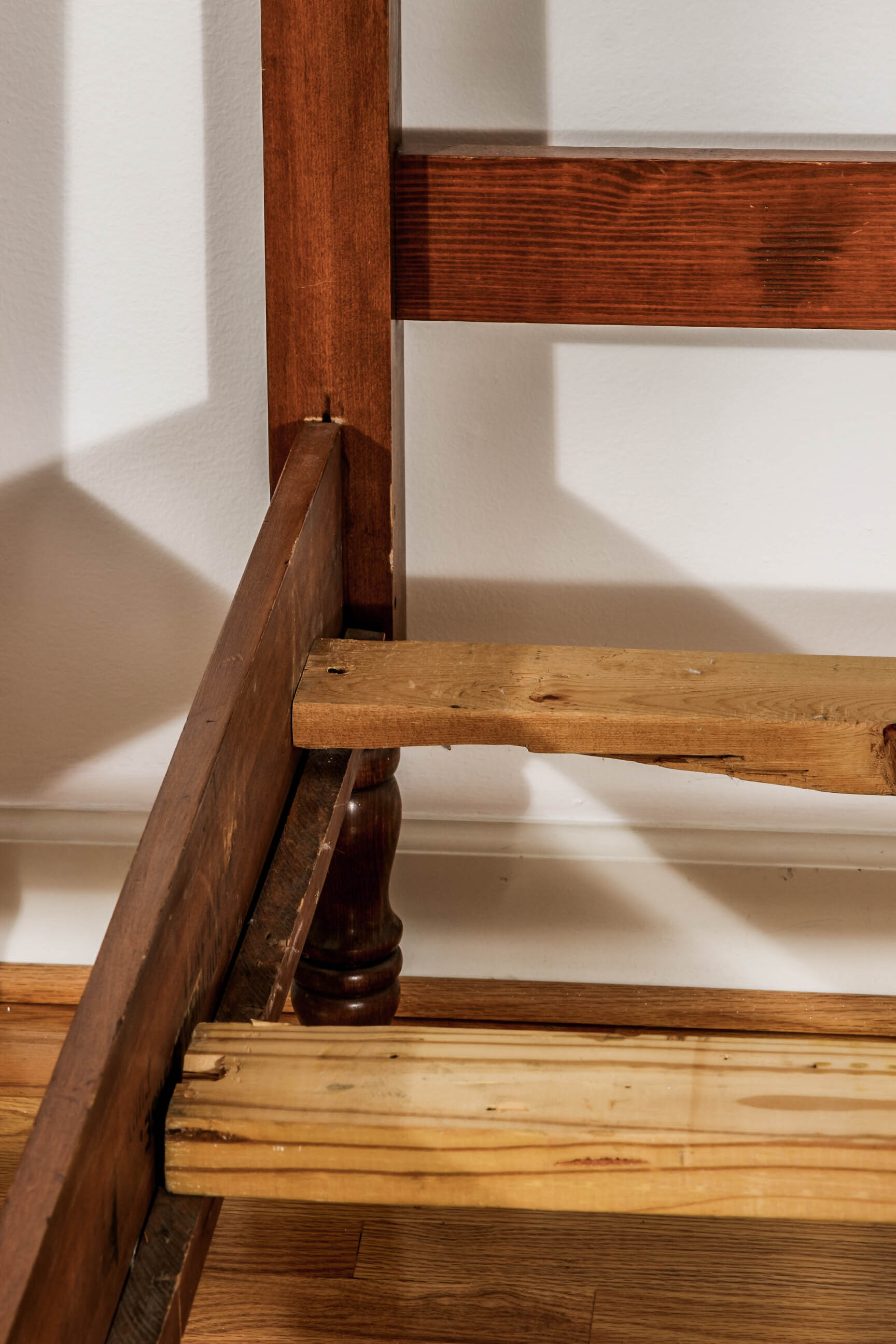 Vintage Twin Size Mahogany Beds