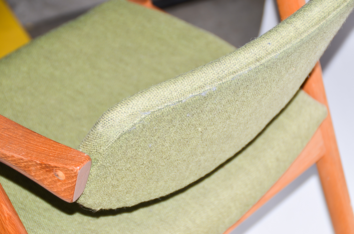 Six Kai Kristiansen Danish Modern Teak "42" Dining Chairs