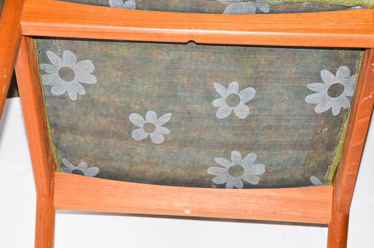 Six Kai Kristiansen Danish Modern Teak "42" Dining Chairs