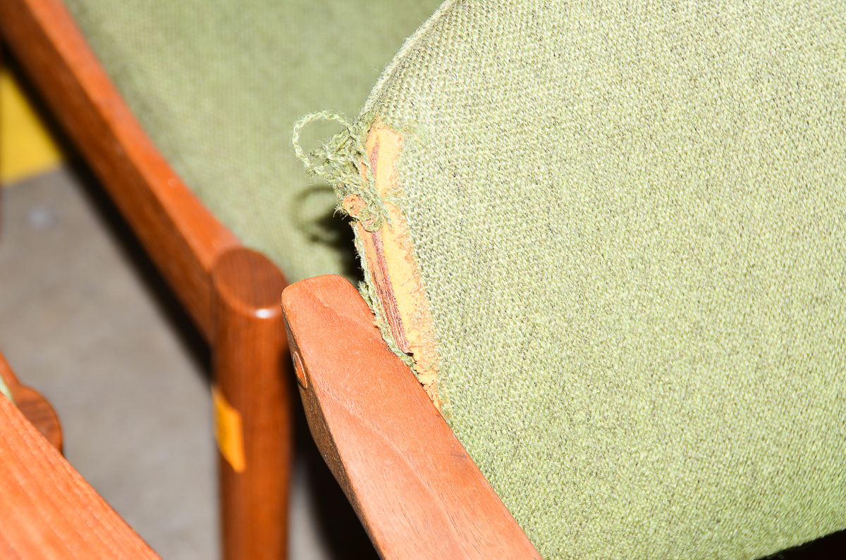 Six Kai Kristiansen Danish Modern Teak "42" Dining Chairs