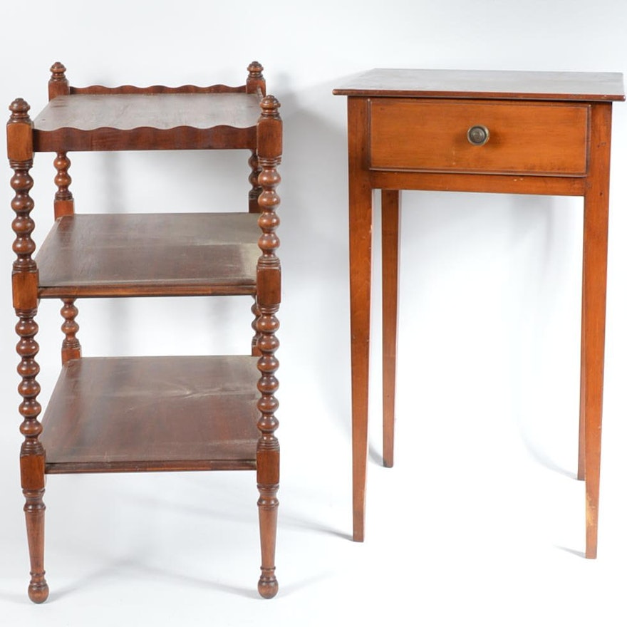 Pairing of Antique Accent Tables