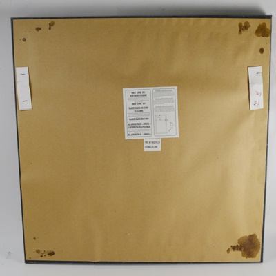 "Oriental Fan II" Framed Offset Lithograph