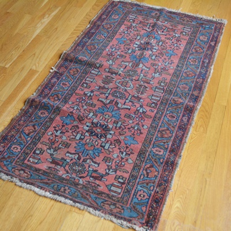 Hand-Knotted Caucasian Wool Area Rug